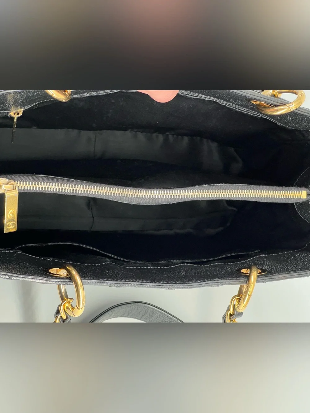 Chanel Grand Shopping Tote GST Caviar Quilted Shoulder Bag